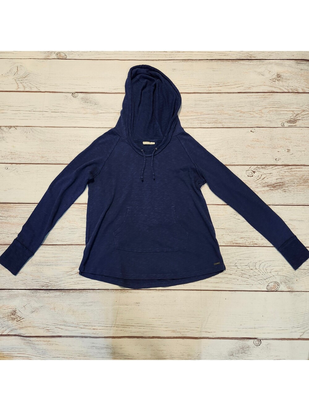Roxy Women's Navy Blue Pullover Hoodie Sweatshirt Medium